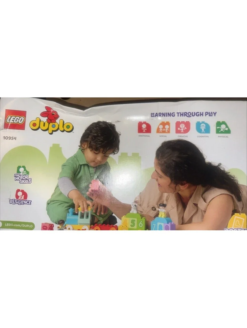 LEGO 10954 Duplo Number Train Learn To Count Preschool 23 Pc Sealed Dented Box